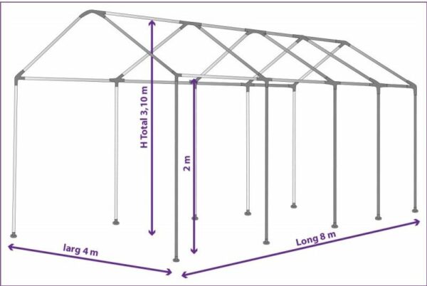Tente de réception 4x8 – Image 4